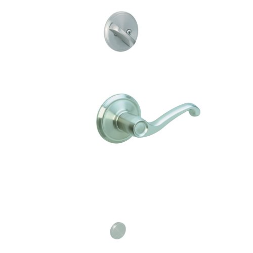 【中古】【未当て嵌める・未開封品】Schlage F59 FLA 619 LH 太陽面爆発 室内装飾 左ぎっちょ 生き胆 デッド雄捻子付き添い人 繻子Ｎｉ (内部的二分の一のみ)