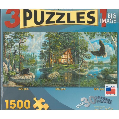 【中古】【未使用・未開封品】Kim Norlien The Promise Trilogy Triptychジグソーパズル???1500?Total Pieces