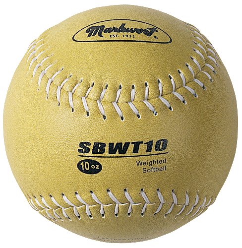 【中古】【未使用・未開封品】(Olive) - Markwort Weighted 30cm Softballs-Leather Cover