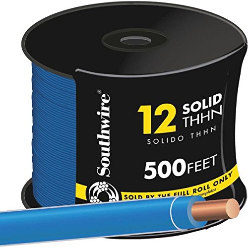 【中古】【未使用・未開封品】Southwire建物ワイヤ12?GA、1?Conductor 20?Amp 600?V 90度C 500?'ブルー