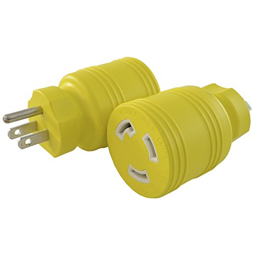 【中古】【未当て嵌める・未開封品】(1PK) - Conntek Locking Adapter with 15 Amp 125 Volt Male Plug To 30 Amp Female Connector その他-スポーツ・アウトドア