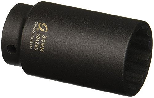 【中古】【未当てはめる・未開封品】Sunex 234zmd 1?/ 2in運転34-粍 12-point Deep Impactソケット