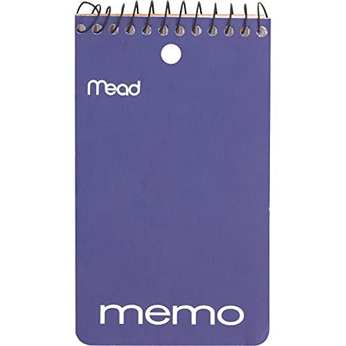 【中古】【未使用・未開封品】Memo Book, College Ruled, 3" x 5", Wirebound, Punched, 60 Sheets, Assorted (並行輸入品)|AJIMURA-SHOP
