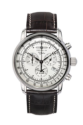 【中古】【未当て嵌める・未開封品】ツェッペリン ZEPPELIN 100周年祝する 石英 メンズ クロノ ウオッチ 7680-1 [並行輸入品]