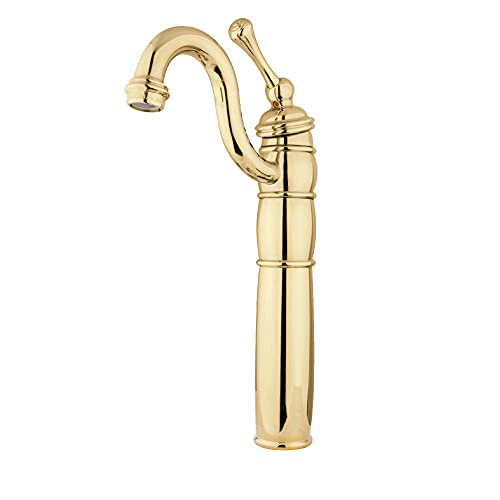 【中古】【未使用・未開封品】Kingston Brass KB1422BL ヘリテージベッセルシンク蛇口 6-1/8インチ 光沢真鍮