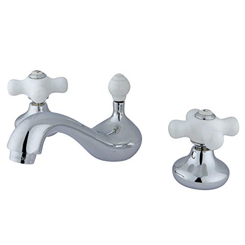 【中古】【未使用・未開封品】Kingston Brass Ks941Cx 8 Inch Widespread Lavatory Faucet - Polished Chrome Finish