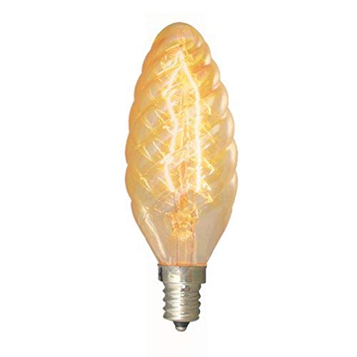 【中古】【未使用・未開封品】Bulbrite 413015 15W Nostalgic Torpedo Chandelier Bulb by Bulbrite