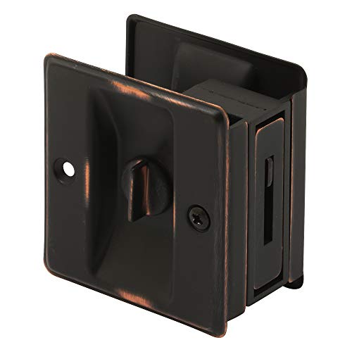 【中古】【未使用・未開封品】slide-co 164431?Ickyポケットドアロックwith Pull、クラシックブロンズ|AJIMURA-SHOP