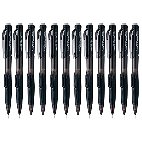 【中古】【未使用・未開封品】ぺんてる Twist Erase CLICK シャープペンシル 替え消しゴム2個と替芯付き 0.5mm 軸各色 12 Pack