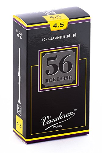 【中古】【未使用・未開封品】バンドーレン B♭クラリネットリード ルピック56 硬さ:4-1/2 (10枚入)