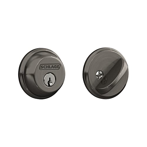 【中古】【未使用・未開封品】Schlage B60N620 デッドボルト 鍵付き 片面 アンティークピューター|AJIMURA-SHOP