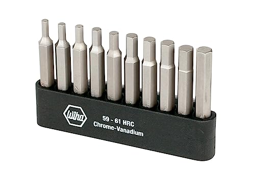 【中古】【未使用・未開封品】WIHA 74986 Hex Inch and Metric Power Bit Set with Holder, 10-Piece by Wiha｜AJIMURA-SHOP