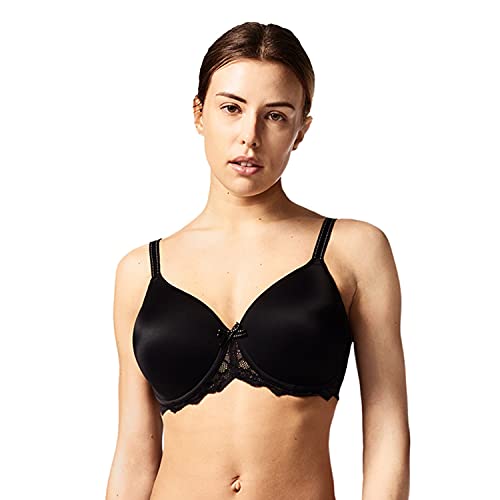 【中古】【未当て嵌める・未開封品】Chantelle BRA レディース US 大きさ: 36DDD US/36E UK/36F EU 色つや: 黒いこと