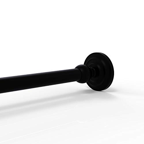 【中古】【未当て嵌める・未開封品】(Matte Black) - Allied Brass Que New Shower Curtain Escutcheon with Finish: Matte Black 家電-その他