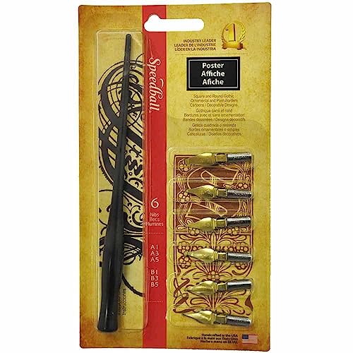 【中古】【未使用・未開封品】Speedball 2963 Poster Lettering Pen Set