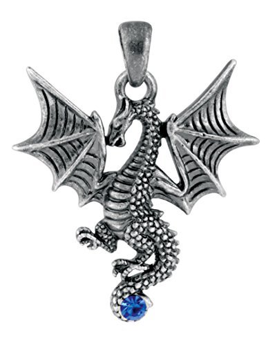 【中古】【未使用・未開封品】New Blue Tatsu Dragon Pendant Collectible Accessory Serpent Necklace画像