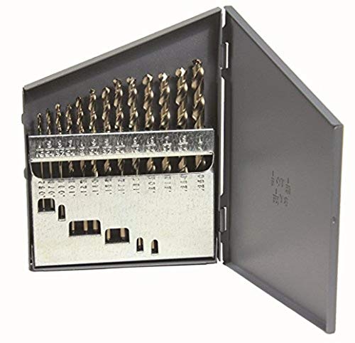 【中古】【未使用・未開封品】Viking Drill and Tool 68320 Type 240-D 135 Degree Split Point Cobalt Jobber Gold Finish Drill Bit Set (13 Piece)|AJIMURA-SHOP