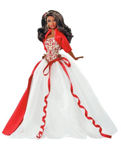 【中古】【未当て嵌める・未開封品】Barbie Collector 2010 Holiday African-American Doll