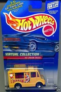 【中古】【未使用・未開封品】Hot Wheels Ice Cream Truck 3 Spoke #144 (2000)｜AJIMURA-SHOP