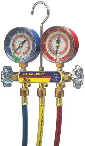 【中古】【未使用・未開封品】Yellow Jacket GIDDS-296819 2-Valve Charging Manifold Assembly with 60-Inch Hoses for R-410A|AJIMURA-SHOP