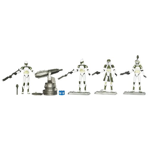 【中古】【未使用・未開封品】スターウォーズ ベーシック フィギュア/クローン・ウォーズ バトルパック/アンチ・ヘイルファイヤー ドロイド スクワッド