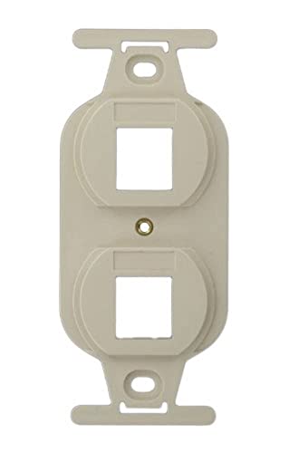 【中古】【未当て嵌める・未開封品】Leviton 41087???2tp QuickPort二重手合い106差しいれる、2?- Port、ともし火扁桃 家電-その他