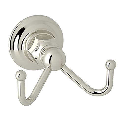 【中古】【未当て嵌める・未開封品】Rohl ROT7DPN Country Bath Double Robe Hook インチ Polished Nickel by Rohl