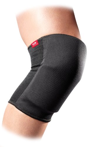 【中古】【未使用・未開封品】McDavid 645 Standard Knee/Elbow Pads Elastic Sleeve Foam Padding 1 Pair Black XS