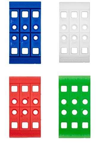 【中古】【未使用・未開封品】Handi-Shim 丈夫な再利用可能なプラスチック構造シム スペーシング 水平 配管などに 40個詰め合わせパック (4サイズ)｜AJIMURA-SHOP