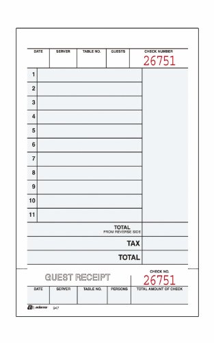 【中古】【未使用・未開封品】CHECK,GUEST CHECK 2-PT,WH