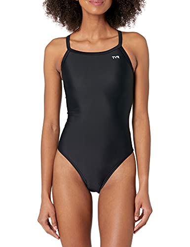 【中古】【未使用・未開封品】TYR Sport ダイヤモンドバック スイムスーツ レディース用 無地 36 ブラック