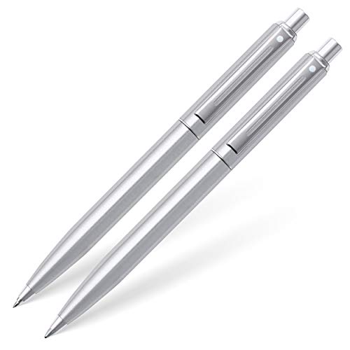【中古】【未当て嵌める・未開封品】Sheaffer Sentinel Ballpoint Mechanical Pencil Set Chrome - Chrome Trim 読みやすい書き込み (並行輸入品)