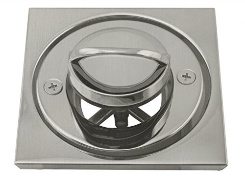 【中古】【未使用・未開封品】(Satin Nickel) - WESTBRASS Roman Tub Drain with Tile Square D3201-07 Satin Nickel