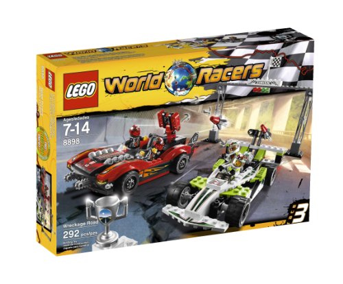 【中古】【未当て嵌める・未開封品】LEGO World Racers Wreckage Road 8898