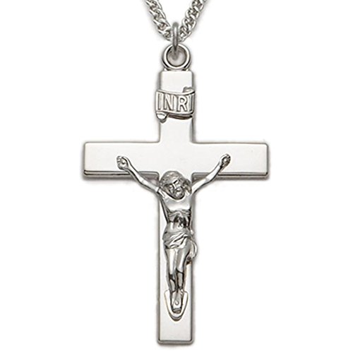 【中古】【未使用・未開封品】スターリングシルバー十字架ペンダントwith our Lords Prayer on Back、1?3?/ 4インチ｜AJIMURA-SHOP