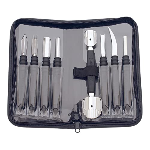 【中古】【未当て嵌める・未開封品】Messermeister 9-Piece Garnishing Tool Set by Messermeister