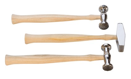 【中古】【未使用・未開封品】Eurotool 3 Piece Set Double Sided Metal Texturing Hammer (6 Total Textures