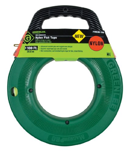 【中古】【未使用・未開封品】Greenlee ftn536???100?100-feet X 3?/16インチナイロン魚テープ