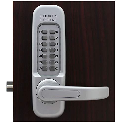 【中古】【未使用・未開封品】Lockey 1150-sc-dc右機械キーレスHeavy Dutyレバーロックwith Passage関数と両面組み合わせ???サテンクローム