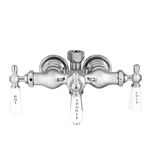 【中古】【未使用・未開封品】Barclay Leg Tub Diverter Faucet for Cast Iron Tub with Old Style Spigot