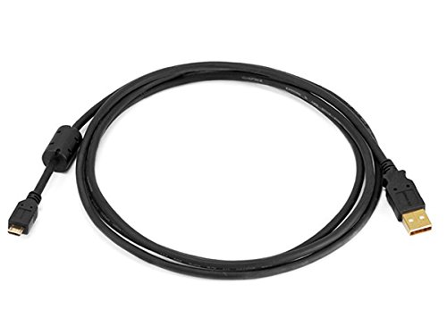 【中古】【未当てはめる・未開封品】Monoprice 約1.8m（6フート）USB 2.0 A牡からMicro 5pin牡 28/24AWG有線テレビ、フェライト中核グループ付き添い人（金メッキ）