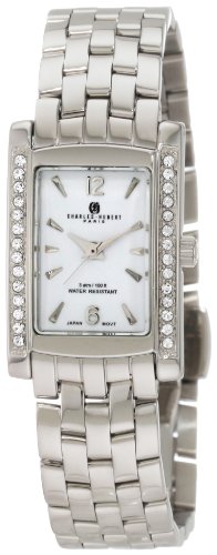 【中古】【未当て嵌める・未開封品】Charles-Hubert- Paris Womens Crystal Quartz Watch #6666-WM