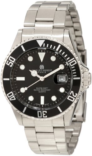 【中古】【未使用・未開封品】Charles-Hubert- Paris Mens Stainless Steel Quartz Watch #3661|AJIMURA-SHOP