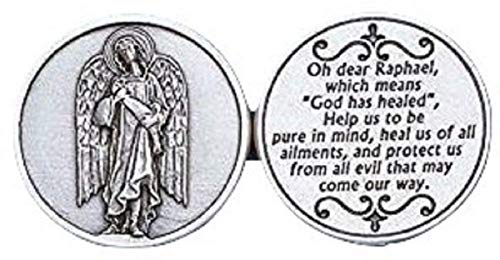 【中古】【未使用・未開封品】Saint Raphaelポケットトークン、Finely Engraved