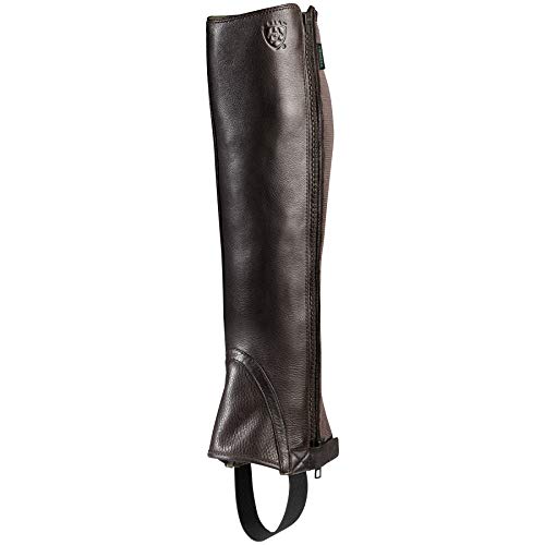【中古】【未使用・未開封品】Ariat ユニセックス 簡単 Cool 快適 ファスナー ハーフチャップス S R ブラウン