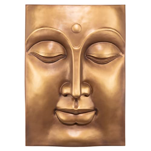 【中古】【未使用・未開封品】Design Toscano The Serene Buddha Grande Wall Frieze