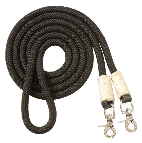 【中古】【未当て嵌める・未開封品】(Black) - Tough 1 Royal King Cord Roping Reins その他-スポーツ・アウトドア