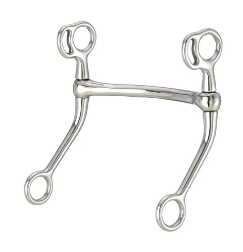 【中古】【未使用・未開封品】Kelly Silver Star Mullen Mouth Reining Horse Bit - Stainless Steel - 12.7cm
