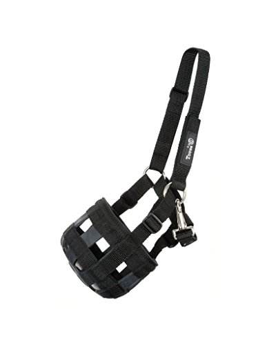 【中古】【未使用・未開封品】(Yearling, black) - Tough-1 Poly/Nylon Grazing Muzzle