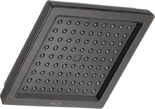 【中古】【未当て嵌める・未開封品】(Venetian Bronze) - Delta RP62283RB Universal Showering Components, Touch-Clean Raincan Showerhead, Venetian Bronze その他-家電
